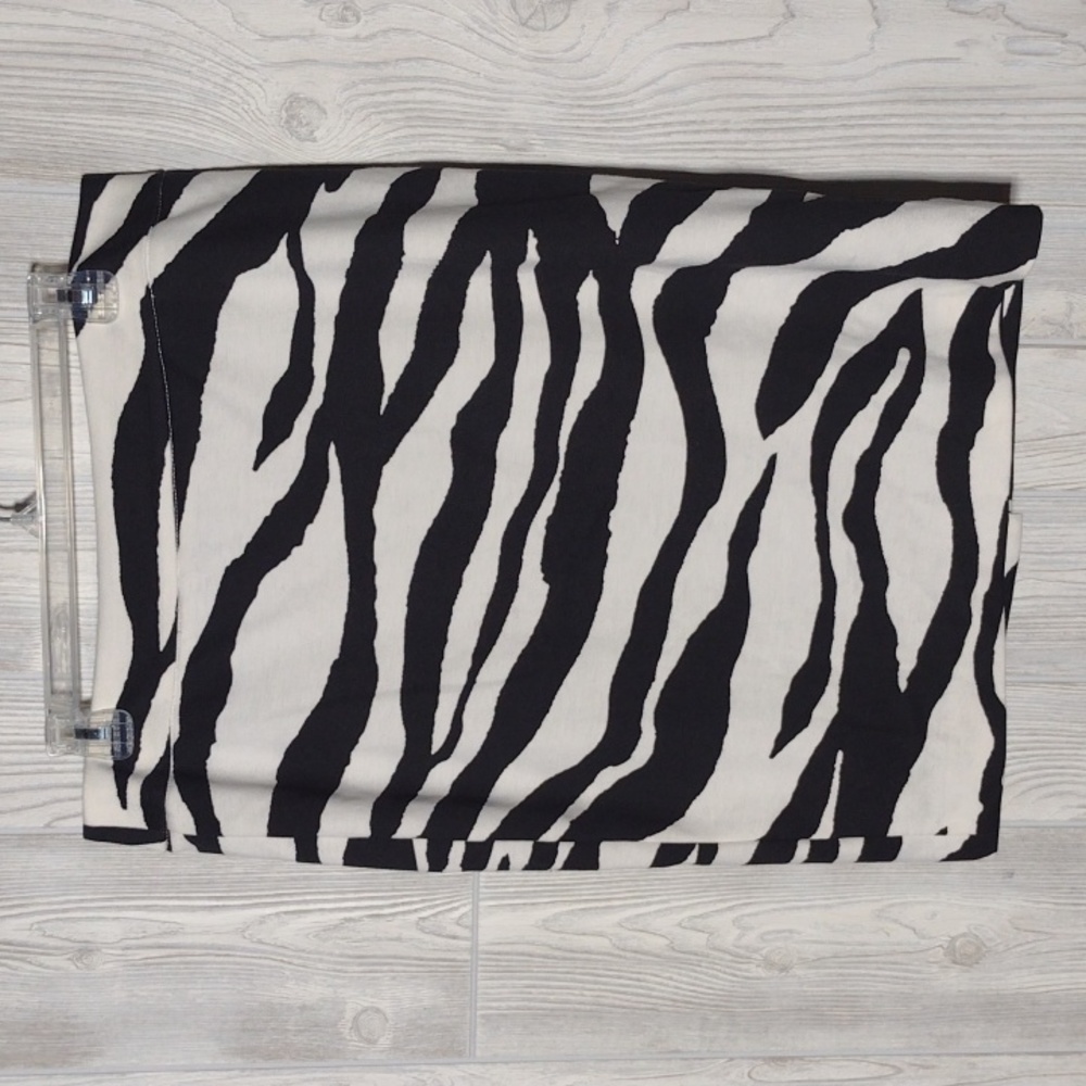 Zebra Print Skirt
